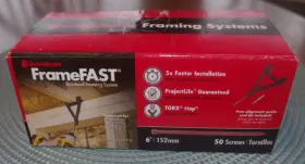 Fmffbox006-50 Fastenmaster 608309448983 Framefast 6 Inch Structural Screw 50pc Alignment Guide And Bit Included