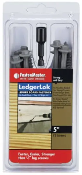 Fmll005-12 Fastenmaster Ledgerlok Screws 5 Inch 12-pk. -