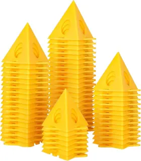 Sjhj003 Fdkjejc 36pcs Painters Pyramidstands - Paint Triangle Stands For Yellow
