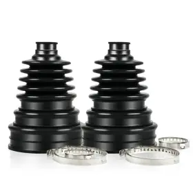 Felend002 Felendo 2pcs Universal Cv Joint Boot Kit - Silicone Dust Boots For Axle Shaft