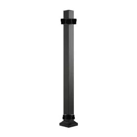 13872 Fiberon Contemporary Aluminum Corner Post Accessories 42 Inch X2.5 Exterior Black