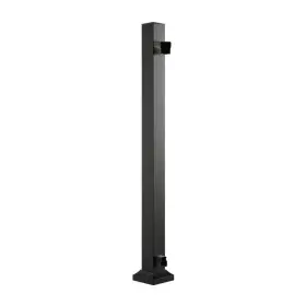 13889 Fiberon Cityside 36 Inch X 2.5 Black Contemporary Aluminum End Post