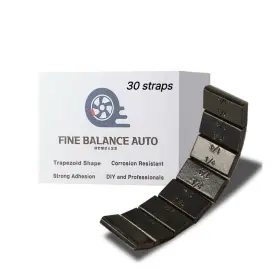 Fba5126006b Fine Balance Auto 1/4oz 7gr Black Adhesive Stick On Wheel Weights Easy Peel Low Profile C