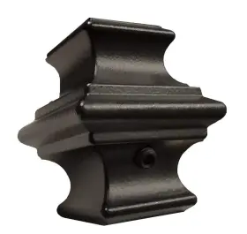 Fi3103bs Fitts Box Of 25 Iron Pitch Shoe Square 1/2 Inch Black Satin With Screw