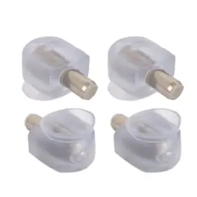 Fixinairp 617662439880 5mm Dia Base Shelf Support Pin Glass Rubber Suction Cup 20pcs
