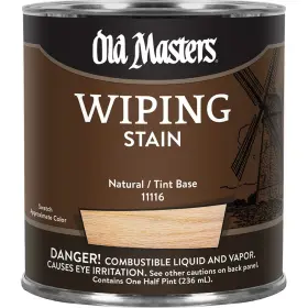 849546 Fixturedisplays Old Masters 11116 1/2 Pt Natural Tint Base Wiping Stain 240 Voc