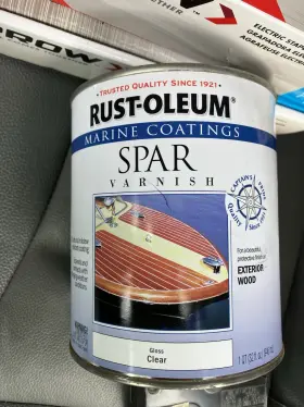 Lanc-151377 Fixturedisplays Rust-oleum 396970 Quart Marine Spar Varnish