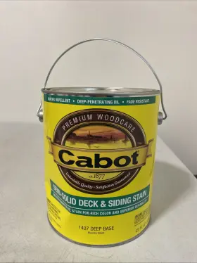 Lanc-31149-nf Fixturedisplays New Cabot 1407 Deep Base 1 Gallon Semi-solid Deck And Siding Stain