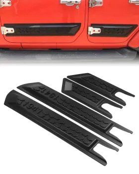 Afa-czj0036 Flaha Car Door Protector Side Anti-collision Board Strip Fits For Jeep Wrangle