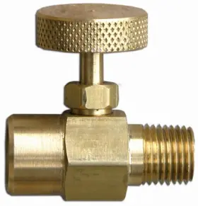 Flame Engineering Inc 098567001332 1/4- Inch Standard Pipe Thread Needle Valve V-334