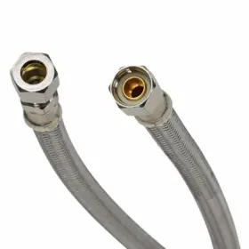 B8f16 Fluidmaster Inc 16 Inch Braided Stainless Steel Hose Faucet Connector 3/8 Compre