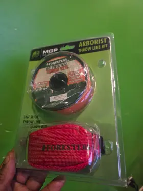 4333582199 Forester Arborist Throw Line Kit - Ultra Slick 100% Polyester Rope With Red