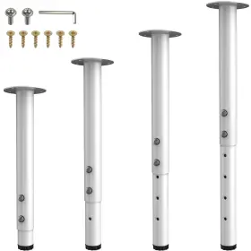B0c377szr1 Foroiron Adjustable Metal Table Legs - Height 22 Inch -35.5 For Desk Bar Cabinet