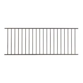 53134706 Fortress Railing Level Panel 6ft X 34 Inch Weather Resistant Galvanized Steel Bronze