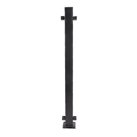 53312398 Fortress Fe26 39.5 Inch H X 2 W Black Steel Railing Line Post