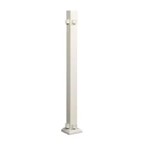 59345131 Fortress Deck Railing System 6.1 Inch Exterior Uv Protected Post Aluminum White