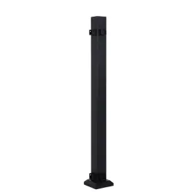 59345138 Fortress Deck Railing Systems 6.1 Inch H X W Black Sand Aluminum Corner Base