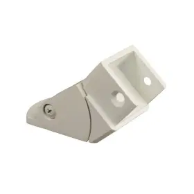 59505061 Fortress Stair Bracket 5.31 Inch X1.97 Matte White Aluminum Railing Kit Durable