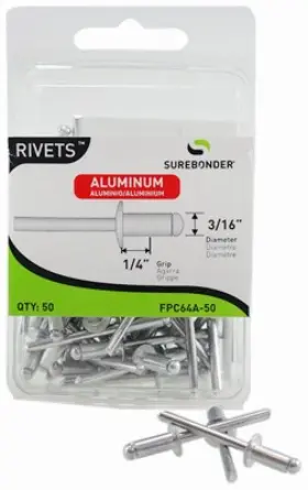 Fpc64a-50 Fpc Corporation 5 Pack 50-pack Medium Aluminum Rivets