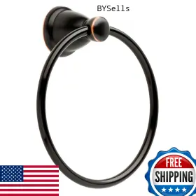 B017w5hpgm Franklin Brass Kinla Hand Towel Ring Holder Oil Rubbed Bronze Wall Mount Round