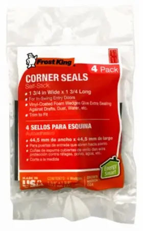 Cg4h Frost King Door Corner Seals Adhesive -