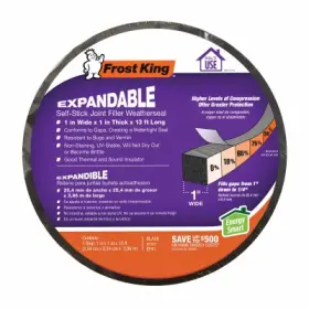 Ef41 Frost King Expandable Weatherseal Foam Tape 1 Inch X 13 Ft. -