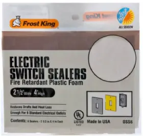 Oss6h Frost King Switch Plate Sealers 6-pk. -