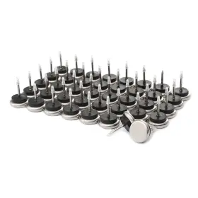 B07t474xj7 Furnigear Nickel Base Cushioned Furniture Nails 1 Inch Grey 40 Pack Chair Table
