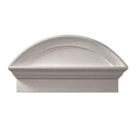 Lx22.5 Fypon Csap48 Crosshead 48 Inch Dx4.5 D Polyurethane Combination Segment Arch Pediment