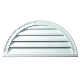 Fhrlv36x18 Fypon Gable Vent Louver 36 Inch Wx18 H Intake/exhaust Polyurethane Weather Resistant