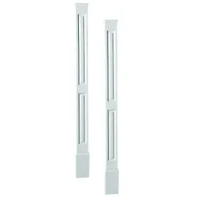 Pil11x90dp Fypon Polyurethane Double Panel Pilasters - 1 Pair
