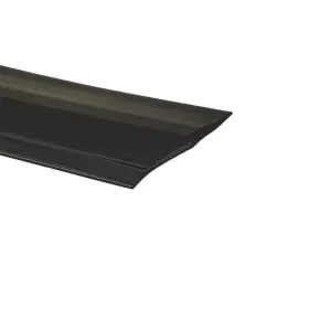 Gfedge25mb G-floor Mat Edge Trim 300 Inch X3.25 Loose Lay Salt Resistant Pvc In Midnight Black
