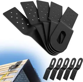Gadgetzan 445039178161 Permanent Roof Safety Anchor For Wood And Metal Surfaces - 10 Pack