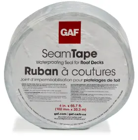 098z Gaf Master Flow Roof Deck Seam Tape 4 Inch X 67ft Seals Joints Seams And Fasteners For Extra Water