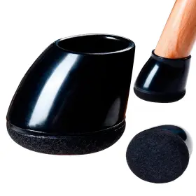 B0frmyscn8 Gaguiup 24 Pcs Chair Leg Protectors For Hardwood Floors Round Silicone Cups With Felt Pa
