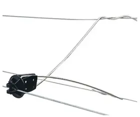 G659034 Gallagher North America Electric Fence Insulator Offset Pinlock Black 12- Inch 10-pk. -g659034