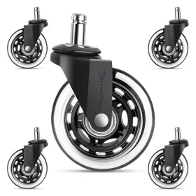 Gamma-001 Gamma Wheels Office Chair Black Pack Of 5 7/16 X 7/8 Inch Heavy Duty C