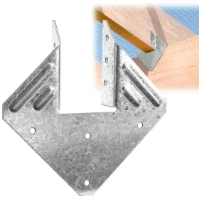 Garaook B0cryq4f6n 50 Pack 16-gauge Hurricane Ties For Rafter Heavy Duty Straps