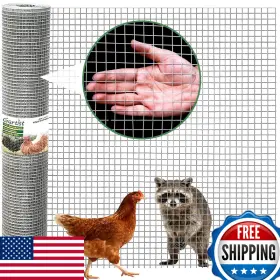 B0cfm4nb8j Gartist 1/2 In 48x100 Hardware Cloth Hot-dip Galvanized After Welding 19ga