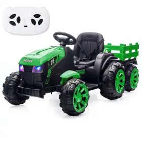 Garvee 199809830922 Kids Ride On Tractor With Remote Control 12v Battery Powered Electric Tracto
