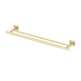 Gatco B07csh847t 4064 Elevate Double Towel Bar Brushed Brass/wall Mounted 24 Inch