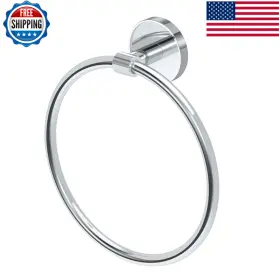 B0ct43x21t Gatco 5552 Sky Towel Ring Modern Hand Holder For Bathroom Stylish