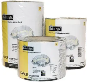 21481 Gcp Applied Technologies Vycor Plus Flashing Self-adhered 9- Inch X 75-ft. -21481