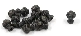 Geesatis 793610233462 12 Pcs Round Pumpkin Knobs For Drawer Jewelry Box Cabinet Bronze