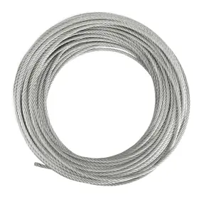 Genhakon 787502766602 148 Ft 1/4 Inch Stainless Steel Cable 7x19 Wire Rope 304 St