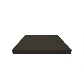 Genstone 815547018322 Faux Stone Flat Column Cap Siding Waterproof Handpainted Iron Ore Black