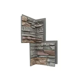G2ksic Genstone Faux Stone Siding 12 Inch X24 Lightweight Inside Corner Panel Composite