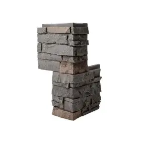 G2sscc Genstone Faux Stone Siding 24 Inch X12 Composite Outside Corner Panel Coffee/gray