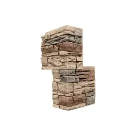 G2ssdsc Genstone Corner Faux Stone Siding Desert Sunrise Stacked Style Covers 2.82-sq-ft