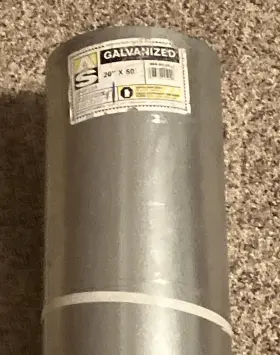 A959-50-20 Gibraltar Appleton 20 Inch X 50 Ft Galvanized Steel Roll Valley Flashing A.s